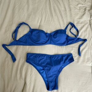 Stylish Blue Bikini Set